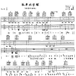 孤单北半球 吉他谱 欧得洋