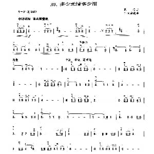 二胡谱 | 多少柔情多少泪 佚名曲 王国潼编曲