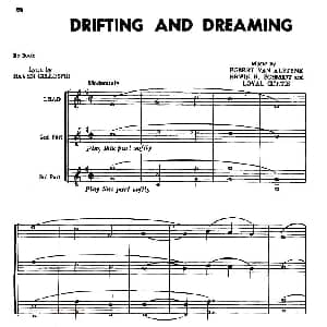 萨克斯谱 | DRIFTING AND DREAMING