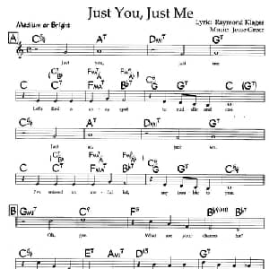 Just You, Just Me_外国歌谱