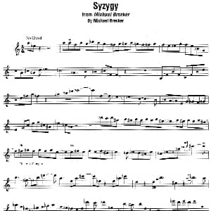 萨克斯谱 | Syzygy