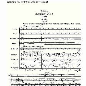 F大调第六交响曲 Op.68第一乐章