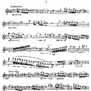 萨克斯谱 | 奇特克 萨克斯练习曲之五 ETUDY PRO SAXOPHON FR ZITRK.op.3