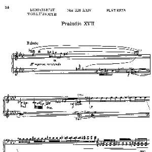 24 Preludes and Fugues Part.2 Op.45 钢琴谱 康斯坦汀诺维奇 谢德林