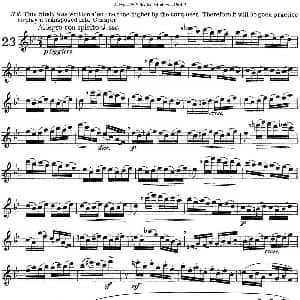 长笛曲谱 | 阿尔泰斯26首精选长笛练习曲 NO.23 Altes 阿尔泰斯