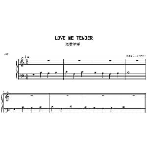 温柔的爱 钢琴谱 美 乔吉.普尔登