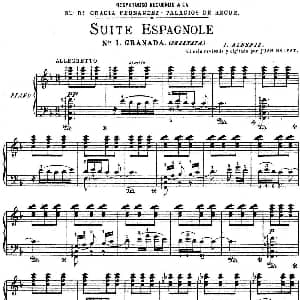 Suite Espanola Op.47 钢琴谱 埃赛克 阿尔贝尼兹