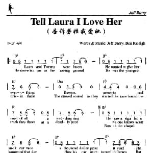 Tell Laura I Love Her_外国歌谱