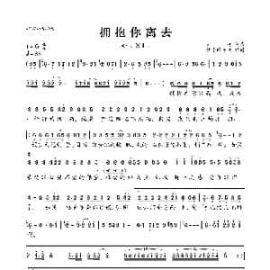 拥抱你离去_歌曲简谱_词曲:刘涛 刘涛