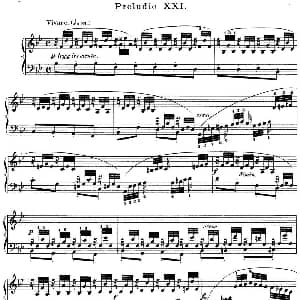 巴赫 平均律钢琴曲集 第一卷 之前奏曲 钢琴谱 巴赫