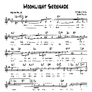 MOONLIGHT SERENAOE 降B爵士乐谱