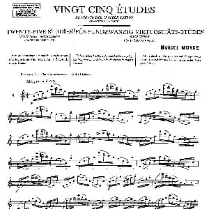 长笛曲谱 | Moyse 25 Studies after Czerny flute 2 25首改编自车尔尼作品的练习曲 Moyse