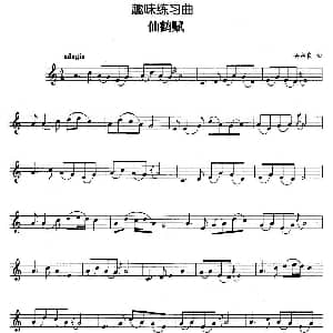 趣味练习曲 仙鹤赋