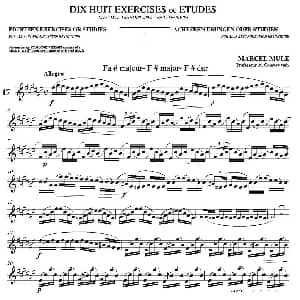 萨克斯谱 | 18 Exercicios ou Estudos de Marcel Mule Enelruy Lira 马瑟 穆勒18首练习曲—18 Marcel Mule 马瑟 穆尔