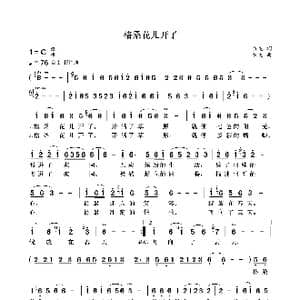 格桑花儿开了_歌曲简谱_词曲:袁龙 袁龙