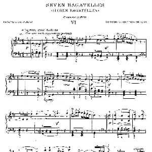 贝多芬钢琴小品 钢琴谱 贝多芬