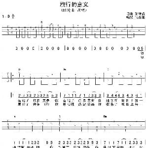 旅行的意义 吉他谱 陈绮贞 陈绮贞 陈绮贞