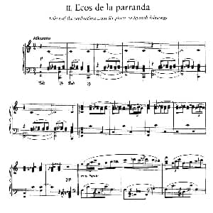 Six Pieces on Spanish Folksongs H.125 钢琴谱 恩里克 格拉那多斯 Enrique Granados