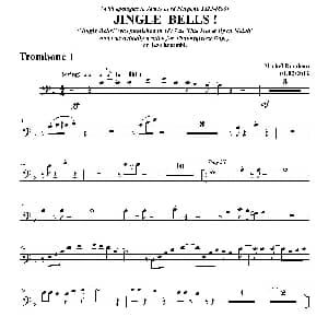 JINGLE BELLS！ 第一长号分谱