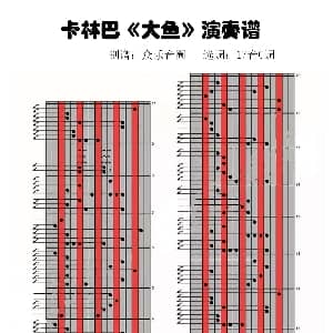 大鱼 拇指琴卡林巴琴演奏谱 尹约 钱雷
