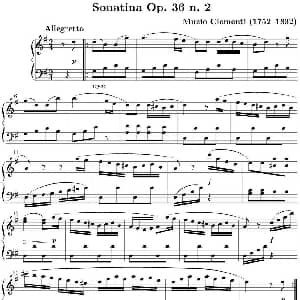 6 Sonatinas Op.36 钢琴谱 穆齐奥 克莱门蒂