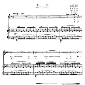 遨游 法国 _外国歌谱_词曲:Cb.波特莱尔 H.丢帕克