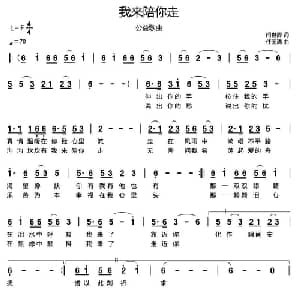 我来陪你走_通俗唱法乐谱_词曲:闫世卿 任国清