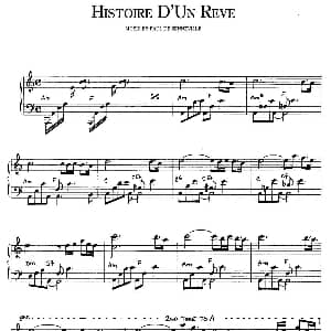 Histoire D‘lln Reve 钢琴谱
