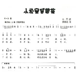 小松鼠采蘑菇_儿歌乐谱_词曲:志同 胡俊成
