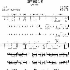 还不是因为爱 吉他谱 苏醒 李太伯 曲澎涛