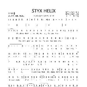 日 Styx helix_歌曲简谱_词曲:MYTH & ROID MYTH & ROID