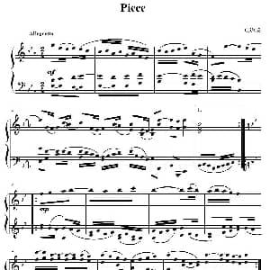 Piece 钢琴谱 项道荣