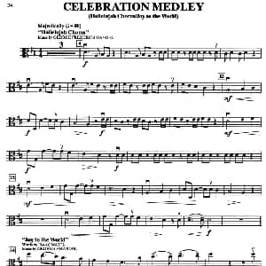 CELEBRATION MEDLEY 中提琴分谱