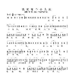 我家有个小九妹_歌曲简谱