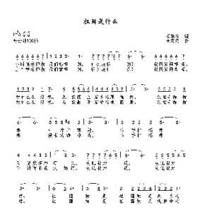 祖国是什么_歌曲简谱_词曲:王荣栓 巫定定