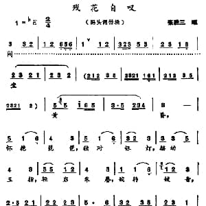 河南大调曲子 残花自叹 码头调带垛 张胜三