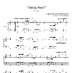 Dating Start! 钢琴谱