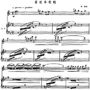 喜送丰收粮 单簧管 钢琴伴奏 郑路