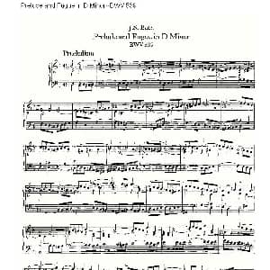 Prelude and Fugue in D Minor BWV 539 管风琴谱 ohann Sebastian Bach 德 约翰 塞巴斯蒂安 巴赫