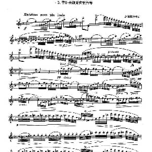 长笛曲谱 | 长笛九级考级曲谱 第四部分—3