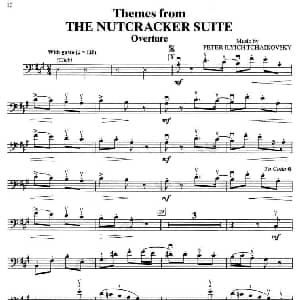 THE NUTCRACKER SUITE 大提琴谱
