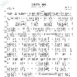 今生陪你一起走_歌谱投稿_词曲:前世 前世