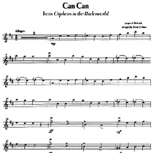 小提琴谱 | CAN CAN 康康舞曲 版本二