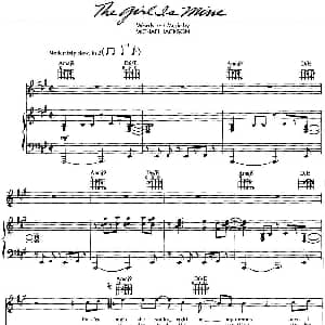 The Girl Is Mine 钢琴谱 Jackson Jackson