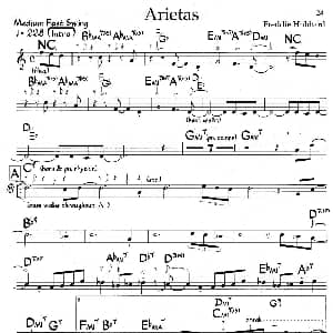 Arietas 钢琴谱