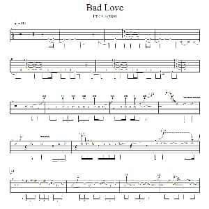 Bad Love 吉他谱 殆死悲爱