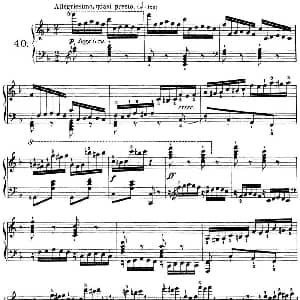 40首车尔尼Op.299钢琴快速练习曲 钢琴谱 车尔尼