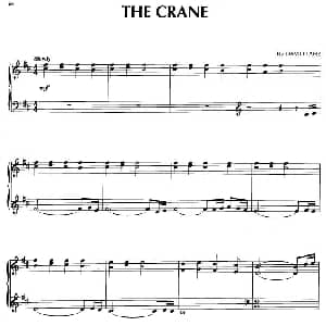 The Crane 钢琴谱 大卫.蓝兹