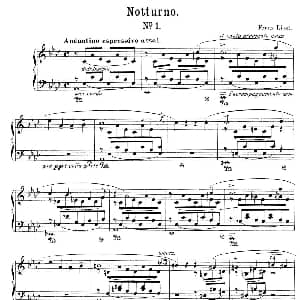 Notturnos S.541 钢琴谱 弗兰茨 李斯特