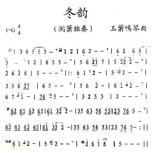 冬韵 洞箫独奏 玉箫鸣琴